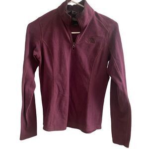 The North Face Purple Fleece 1/2 Zip Jacket‎ Sz S